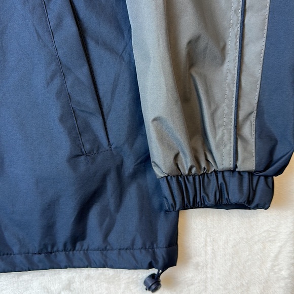 Kenpo Men’s Windbreaker Full Zip color Block Blue Gray Size Medium - Picture 7 of 12